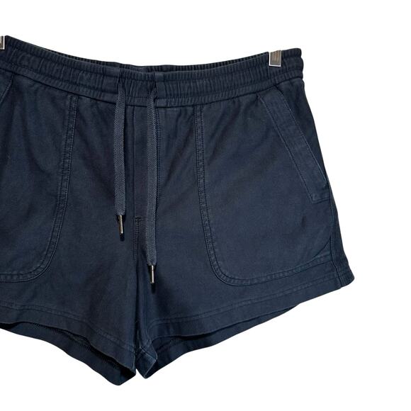 Athleta Farallon High Rise Pull On Shorts Black M Minimalist Athleisure Grunge - Picture 4 of 7